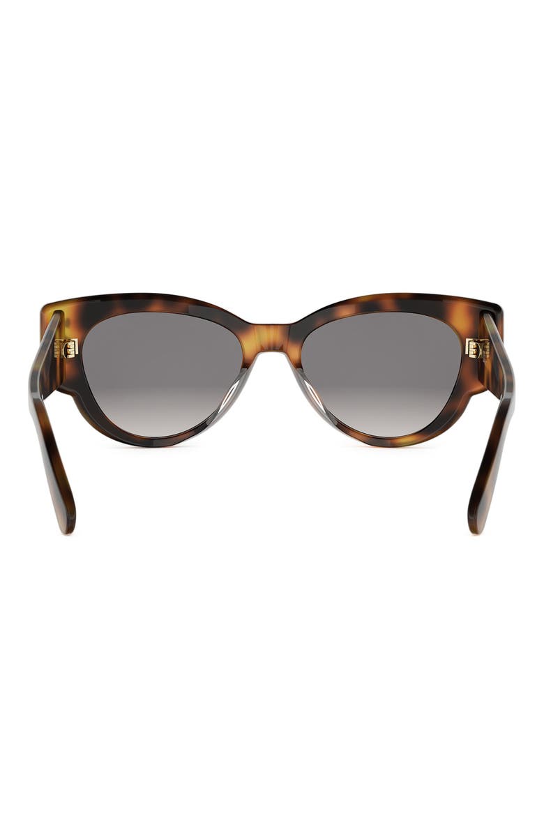 'DiorLuckyCharms B1I 53mm Butterfly Sunglasses, Alternate, color, BLONDE HAVANA / GRADIENT SMOKE