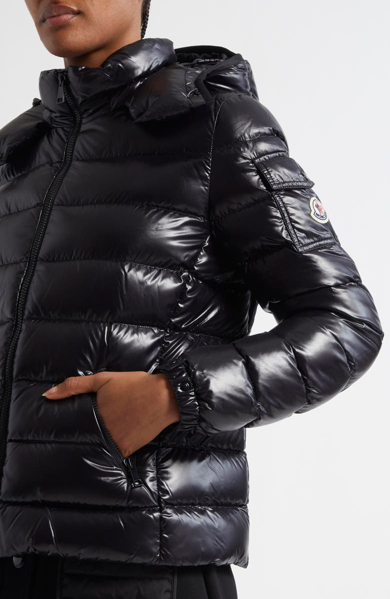 Moncler Bady Water Resistant Down Puffer Jacket, Alternate, color, U99-Dark Black