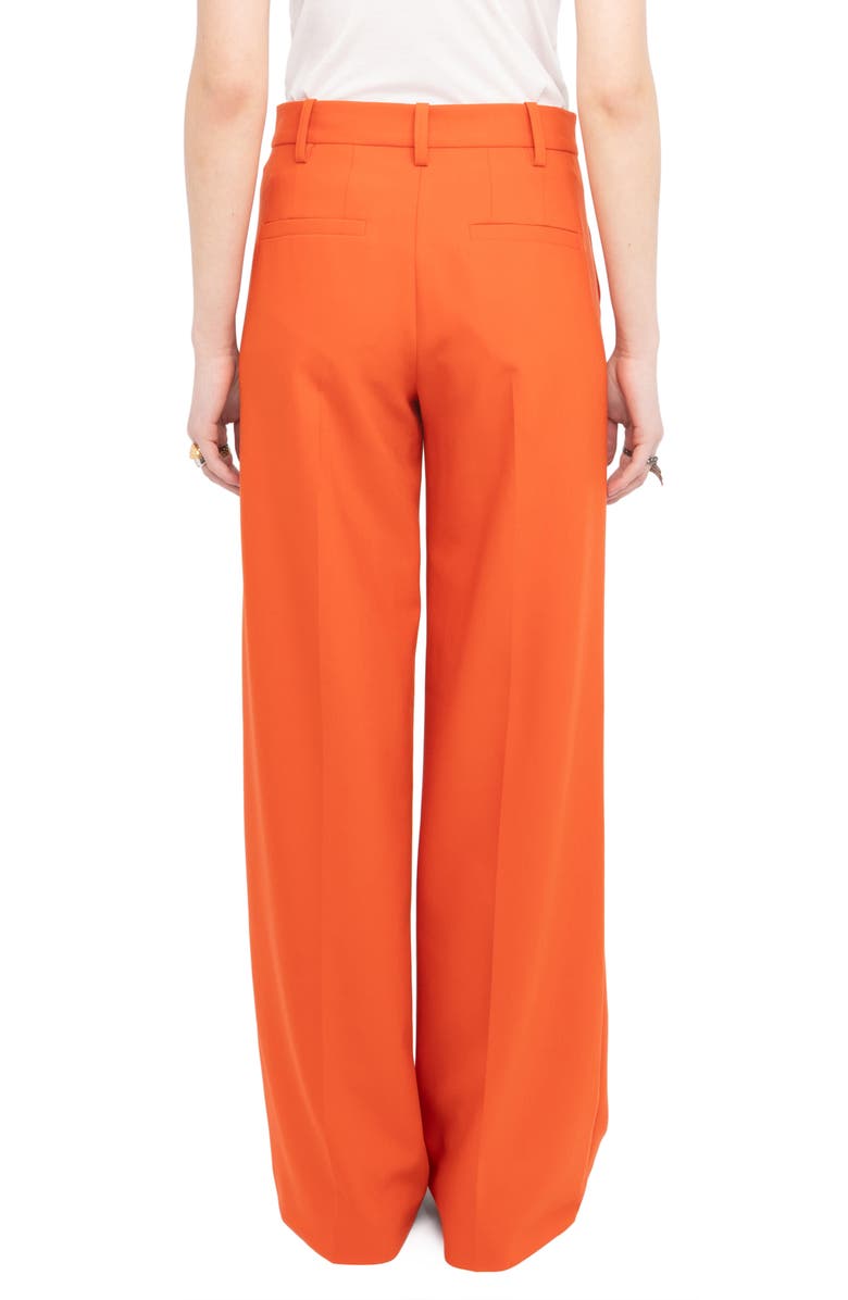 Zadig & Voltaire Wide Leg Pants, Alternate, color, Tangerine