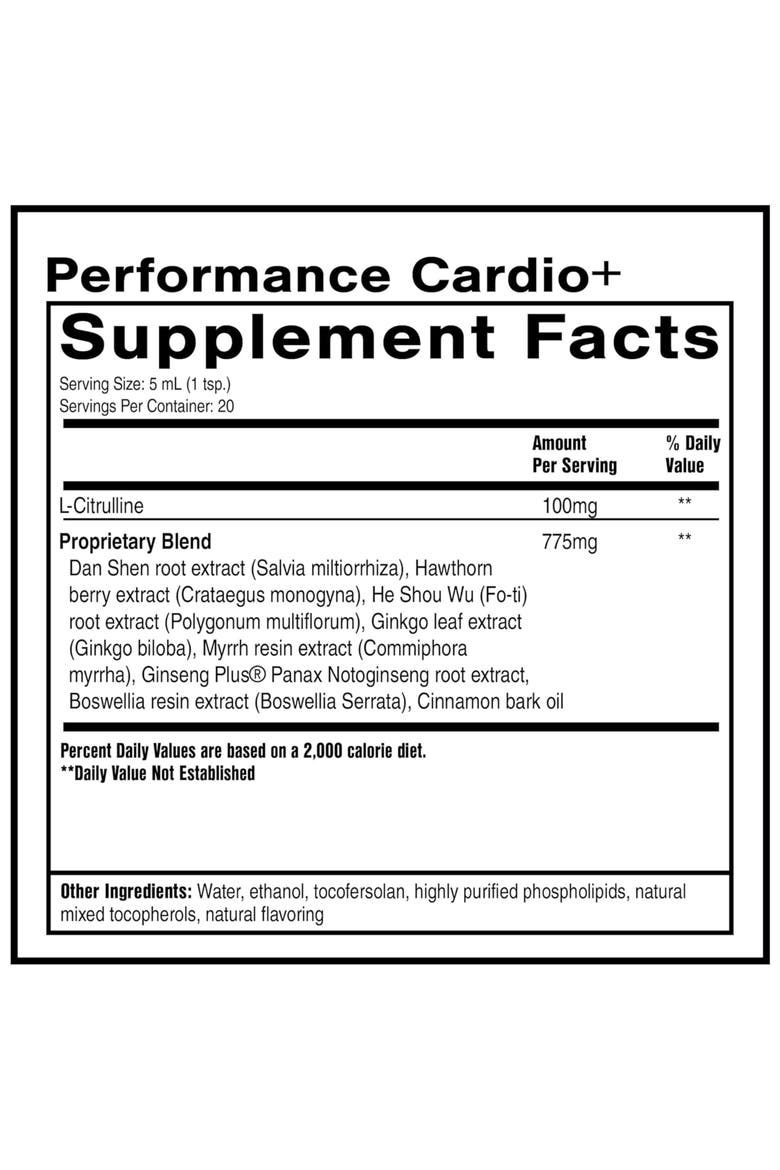 Performance Cardio Hawthorn Berry He Shou Wu and Ginseng Supplement, Alternate, color, None
