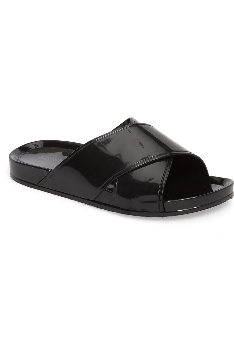 Topshop Roxy Jelly Slide Sandal, Main, color,