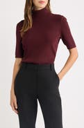 Anne Klein Turtleneck Rib Sweater