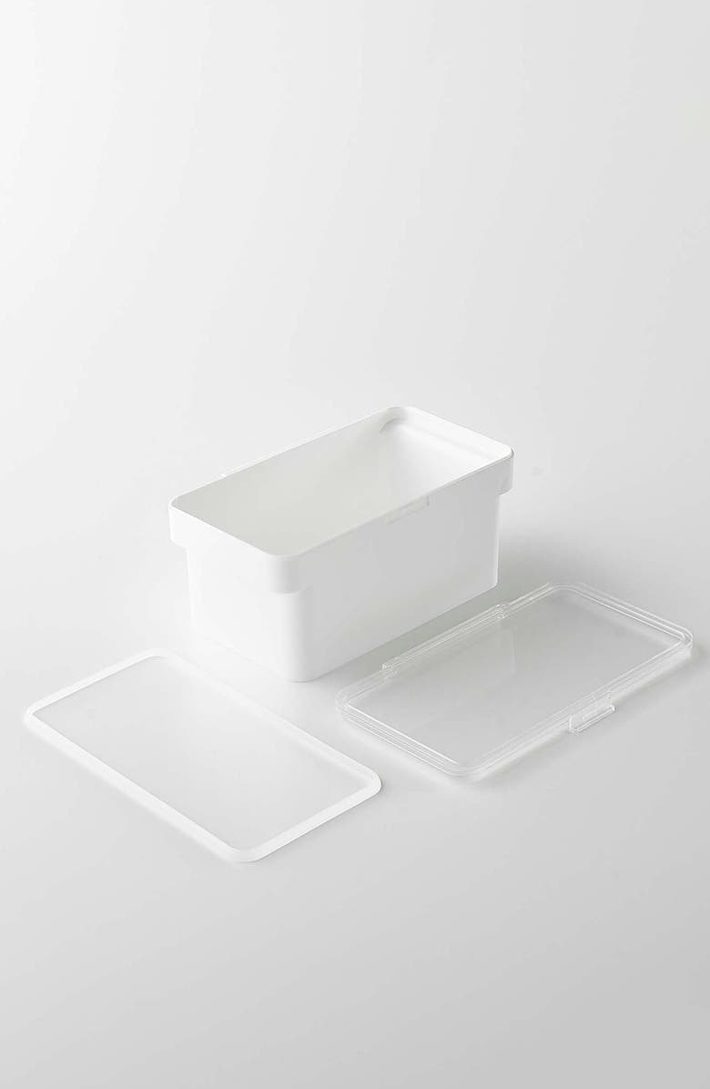 Yamazaki Small Airtight Pet Food Storage Container, Alternate, color, White