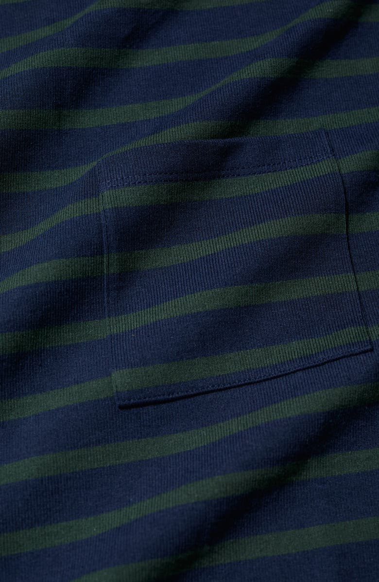 Seasalt Cornwall Beach Stripe Organic Cotton Boat Neck Top, Alternate, color, Breton Maritime Coppice