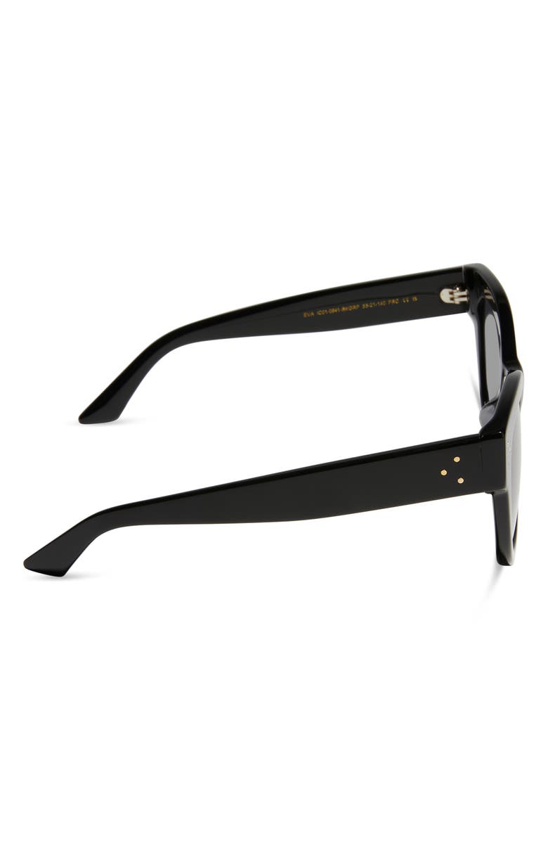 DIFF Eva 53mm Cat Eye Sunglasses, Alternate, color, Black Grey