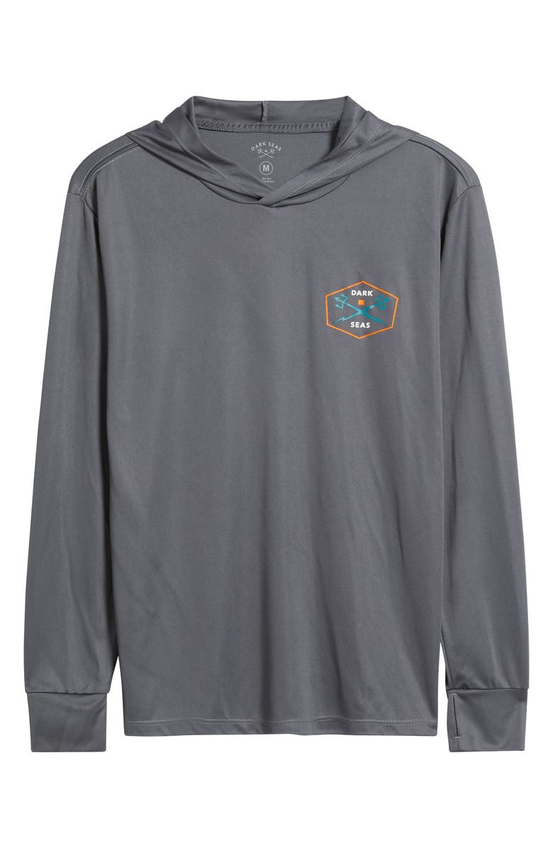 DARK SEAS Progressive UPF Hooded Long Sleeve T-Shirt, Alternate, color, Granite Grey