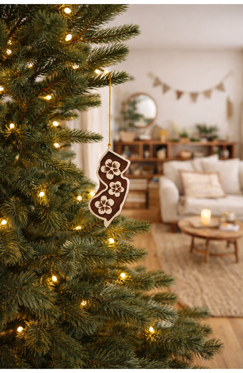 Matr Boomie New Jersey State Violet Ornament, Alternate, color, Natural