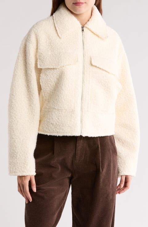Full Zip Bouclé Jacket