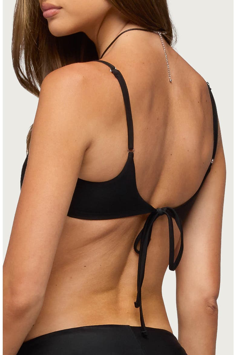 Carolynne Underwire Bikini Top, Alternate, color, BLACK