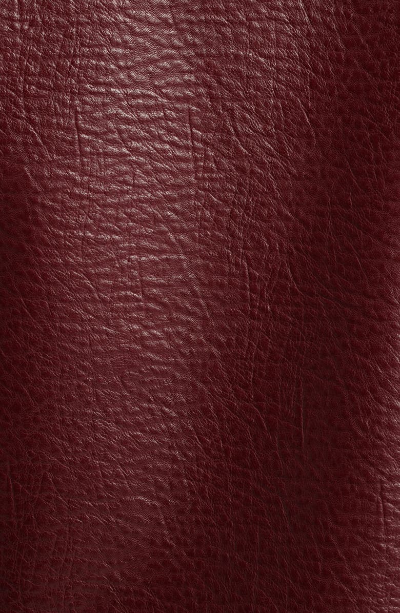 Rails Dria Faux Leather & Faux Shearling Jacket, Alternate, color, Maroon Shearling