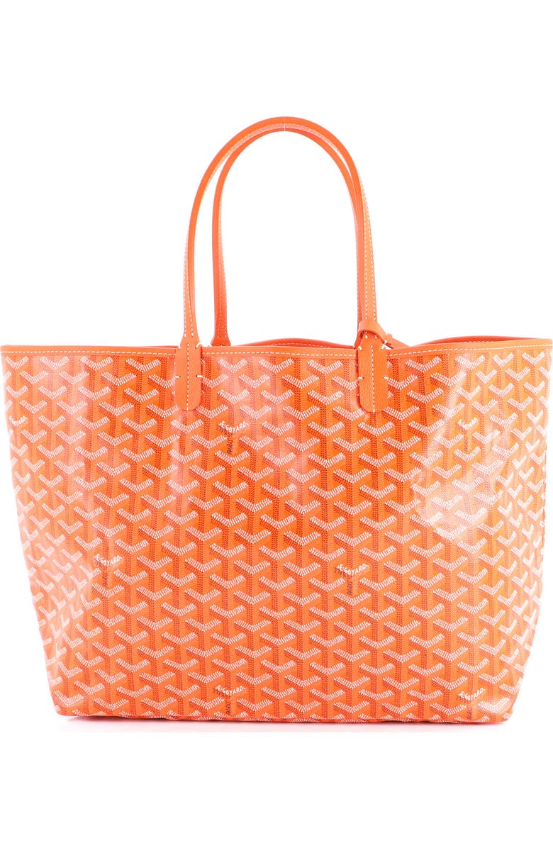 Pre-Owned Goyard Saint Louis Tote Coated Canvas PM, Main, color, Orange