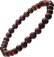 Jan Leslie 4mm Sterling Silver Lava Shape Bead Bracelet