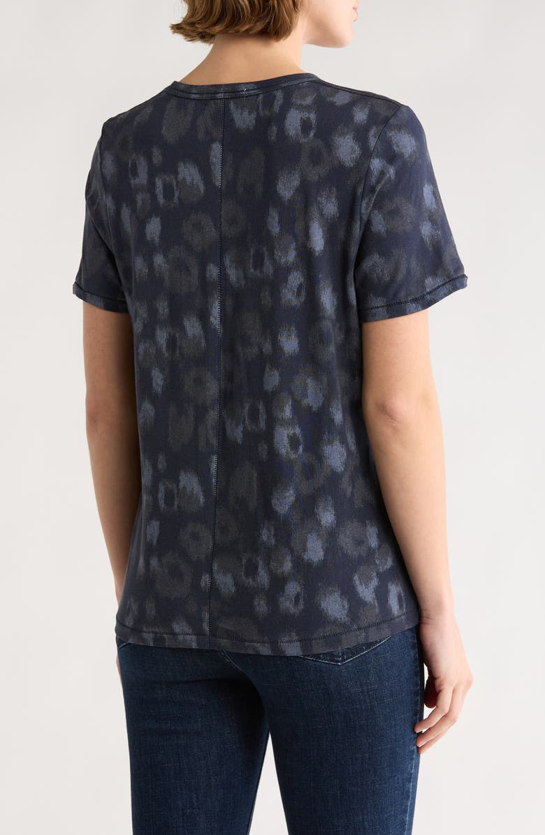 rag & bone Leopard Print Jersey T-Shirt, Alternate, color, Salmt