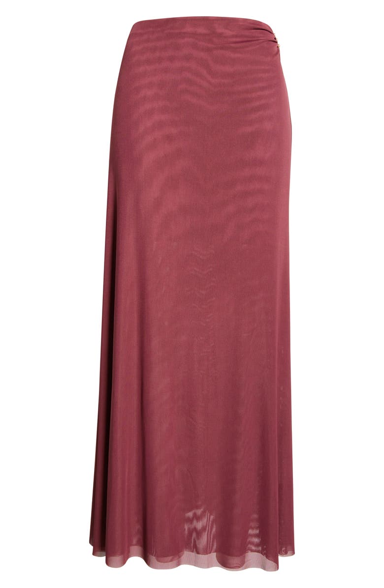 ViX Paula Hermanny Amira Mesh Cover-Up Midi Skirt, Alternate, color, Purple