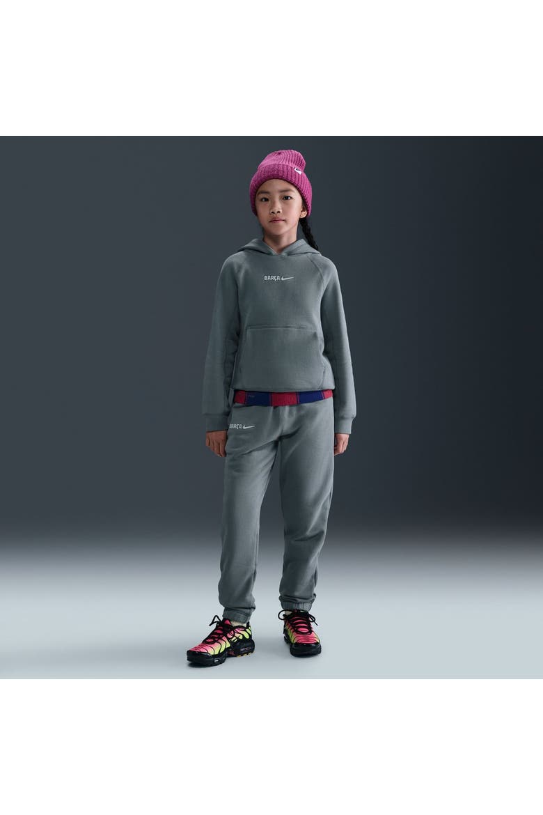 Youth Nike Gray Barcelona Air Raglan Hoodie, Main, color, Gray