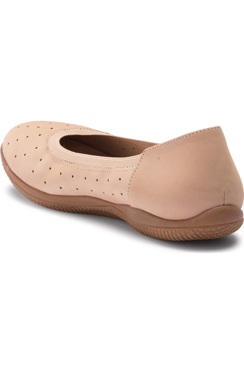 SoftWalk<sup>®</sup> 'Hampshire' Dot Perforated Ballet Flat, Alternate, color,