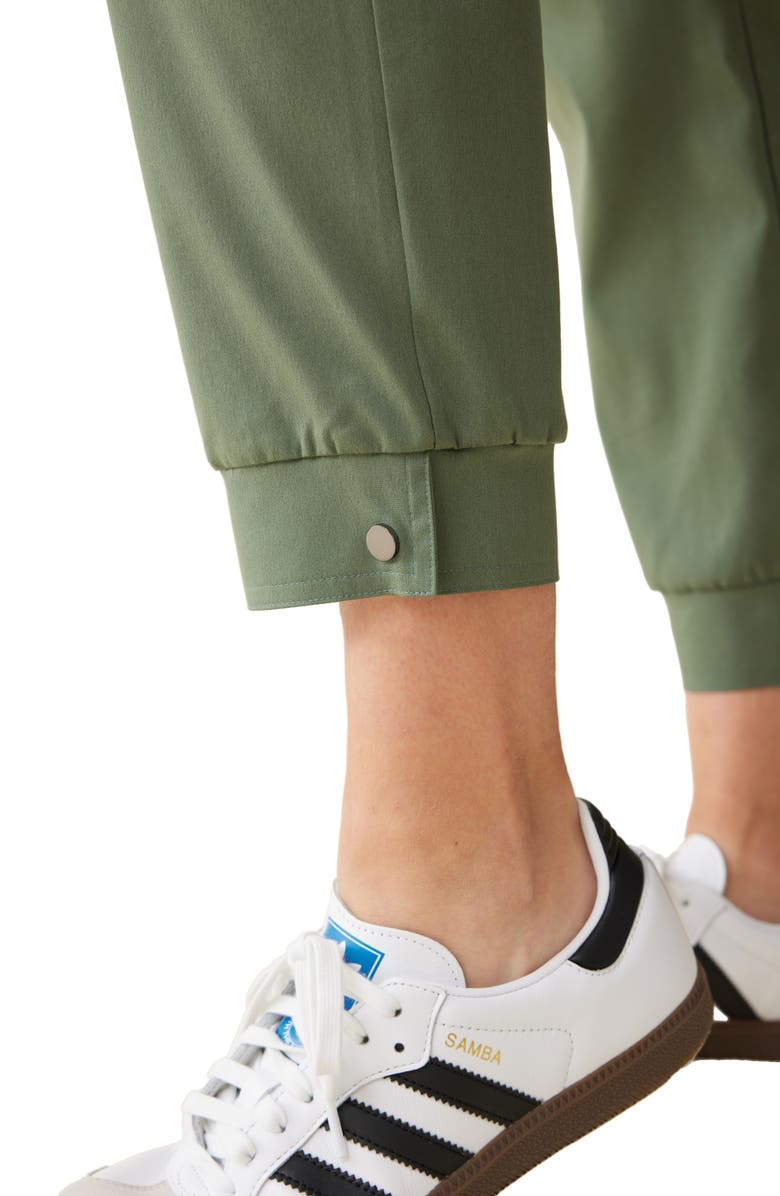 Ingrid & Isabel<sup>®</sup> Under the Bump Drawstring Cargo Pants, Alternate, color, Agave