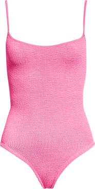 Hunza G Pamela Crinkle One-Piece Swimsuit