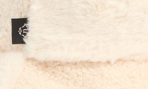 Nanette Lepore Faux Fur Mixed Media Bucket Hat In Neutral