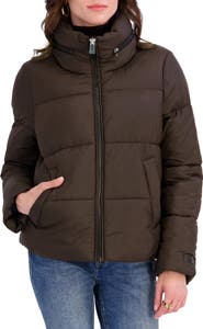Tahari Dakota Quilted Puffer Jacket