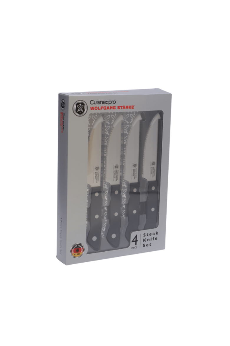 WOLFGANG STARKE 4-Piece Steak Knife Set, Alternate, color, Black