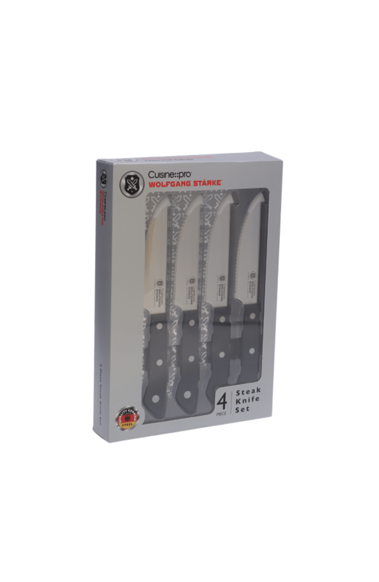Cuisine::pro<sup>®</sup> WOLFGANG STARKE 4-Piece Steak Knife Set, Alternate, color, Black