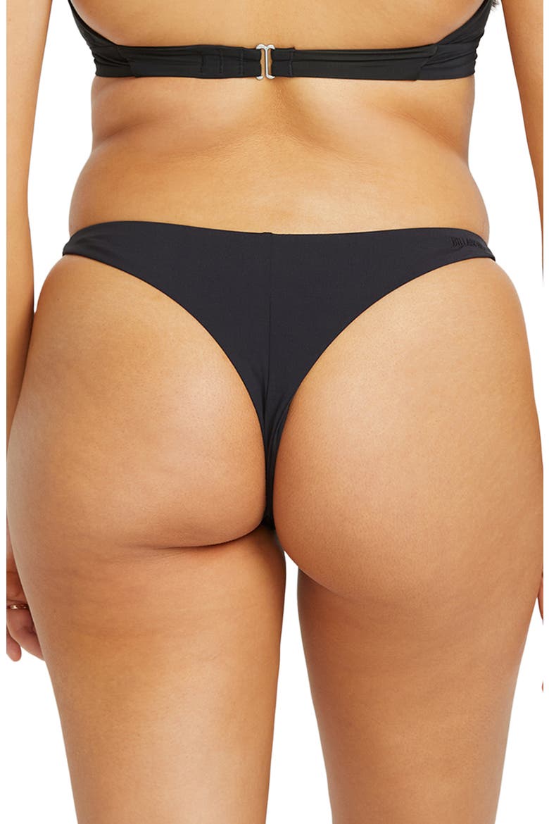 Sol Searcher Maya Bikini Bottoms, Alternate, color, BLACK PEBBLE