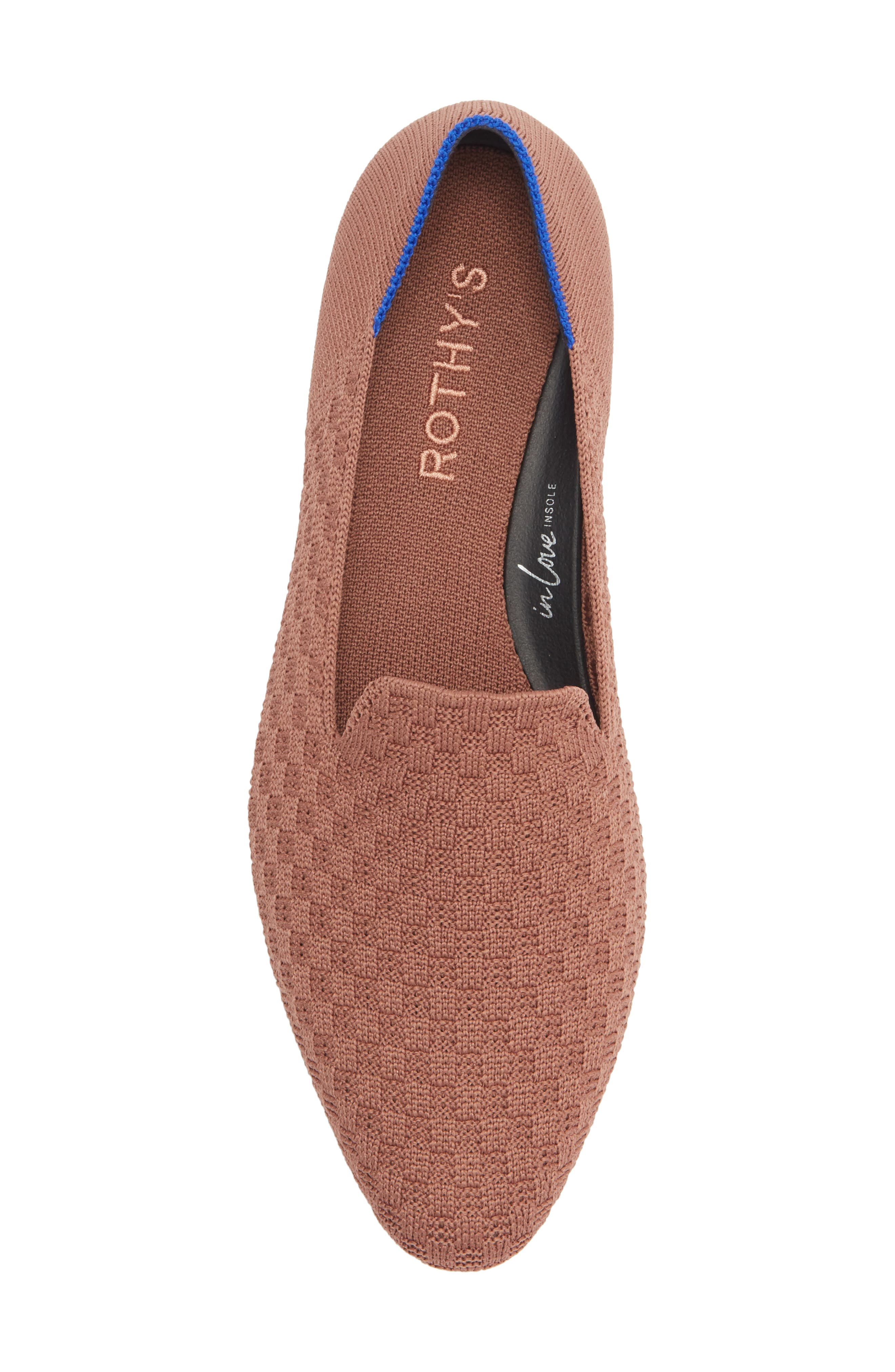 Almond Toe Loafer, Alternate, color, HAZEL BASKETWEAVE