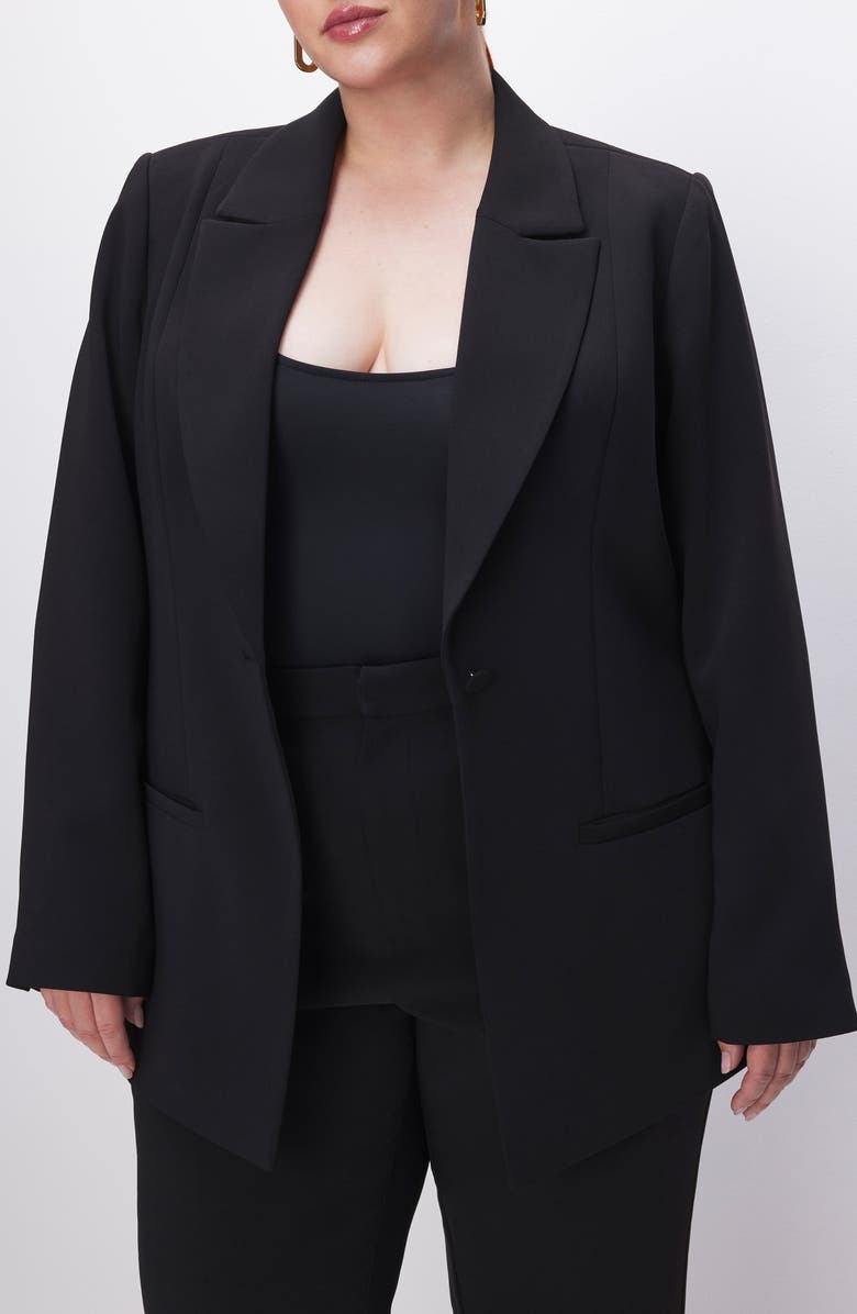 Good American Fit & Flatter Blazer, Alternate, color, 