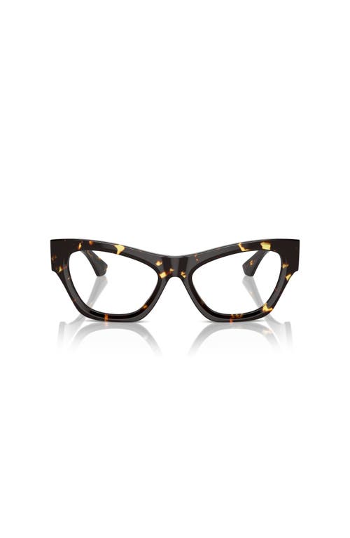 Burberry 53mm Cat Eye Optical Glasses In Brown