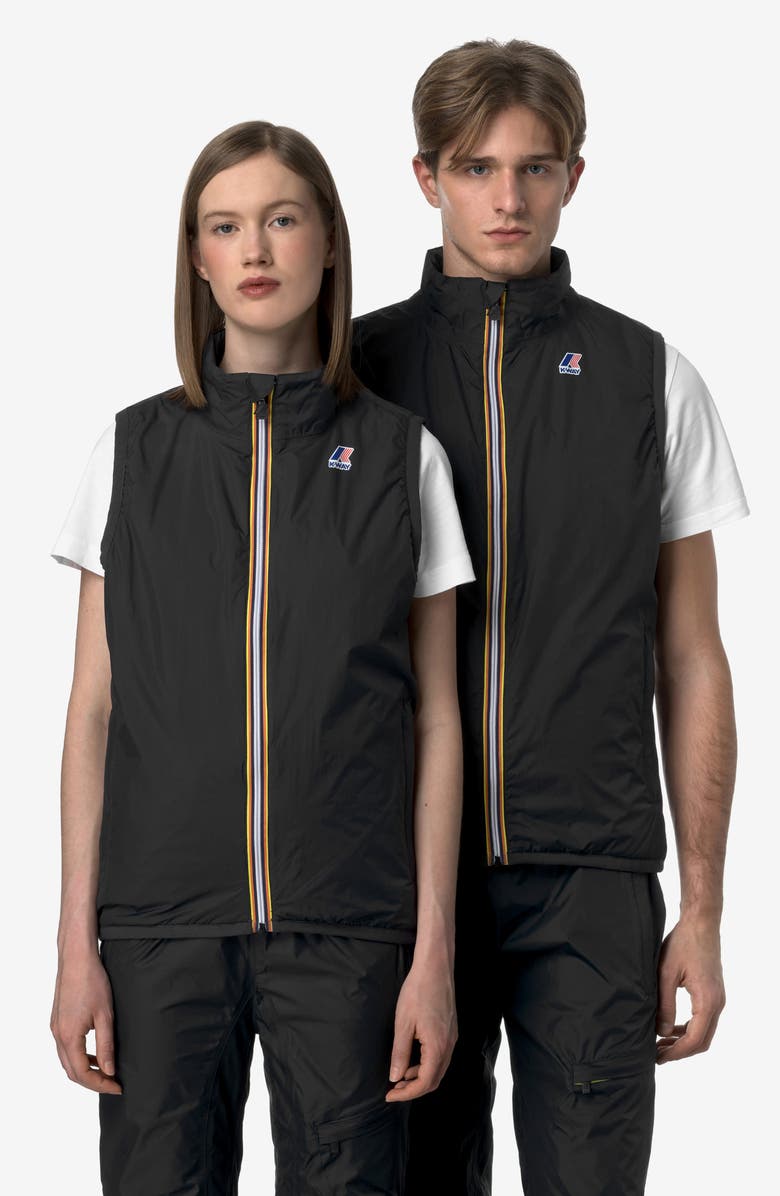 K-Way Le Vrai 4.0 Rouland Warm Water Repellent Vest, Alternate, color, Black Pure