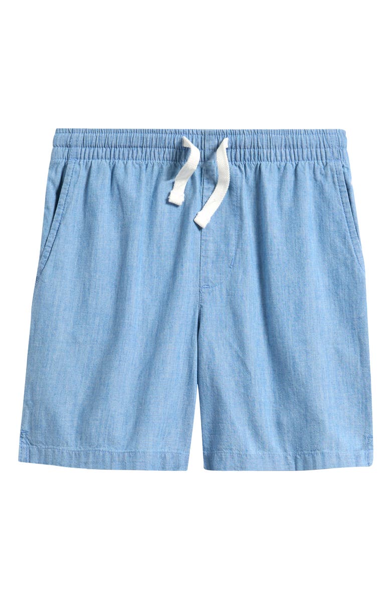 vineyard vines Kids' Chambray Pull-On Shorts, Main, color, 