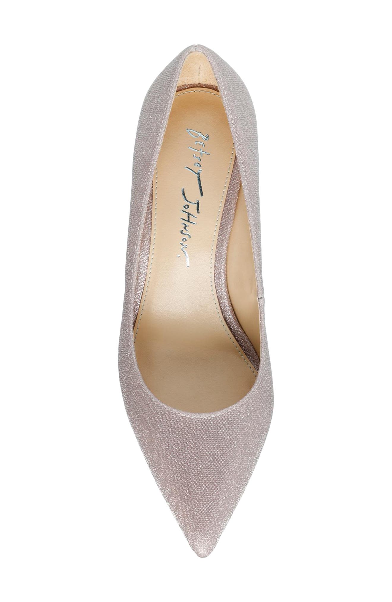 Betsey Johnson Paige Pointed Toe Pump, Alternate, color, 