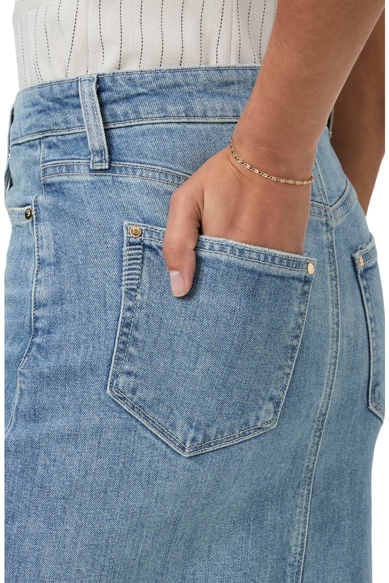 Meadow Denim Midi Skirt, Alternate, color, LARAMBLA