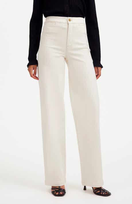 Madewell The Emmett Welt Pocket Wide Leg Jeans