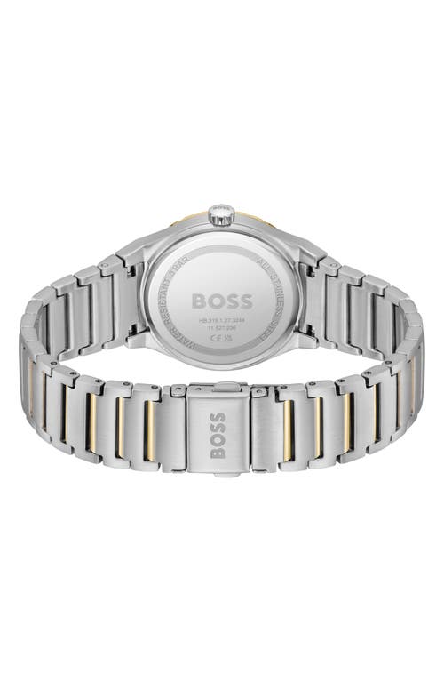 Hugo Boss Boss Candor Bracelet Watch, 32mm In Silver White