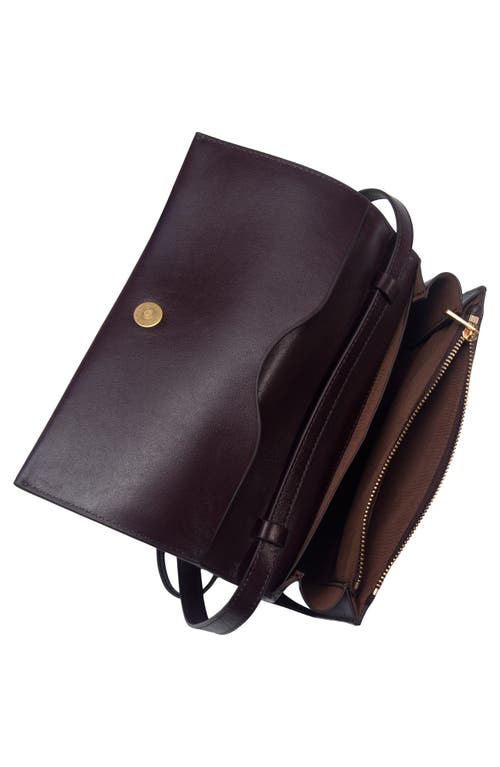 Vince Leather Crossbody Wallet In Black