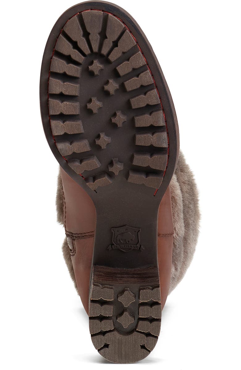 Trask Myrah Genuine Shearling Waterproof Bootie, Alternate, color,