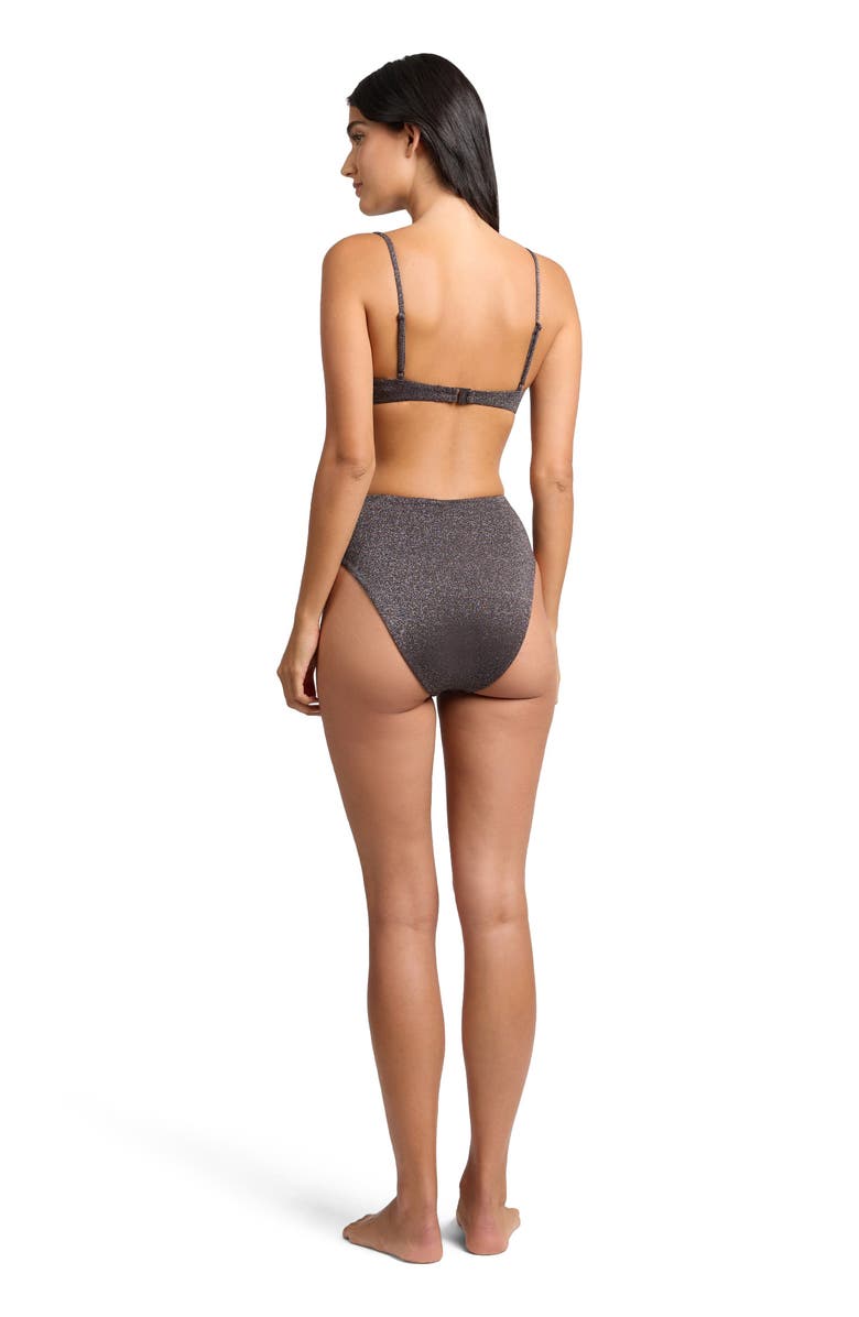 Onia Liana Bikini Top, Alternate, color, Espresso