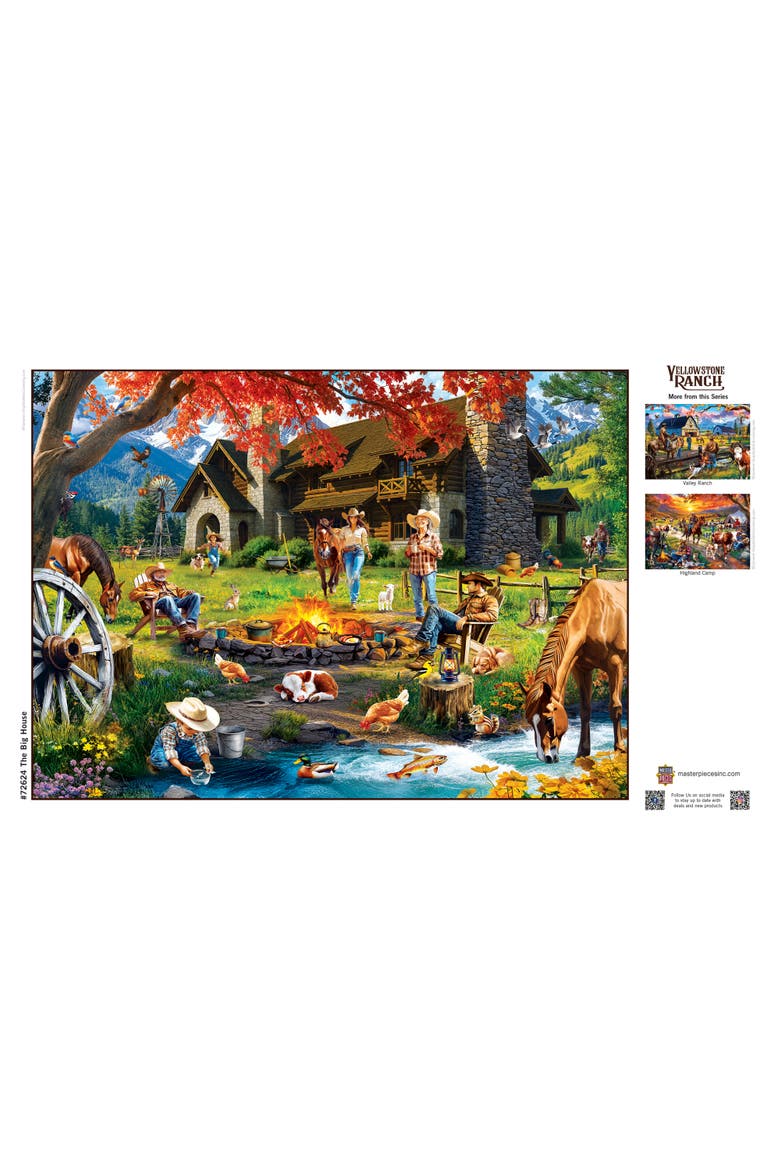 The Big House 1000 Piece Jigsaw Puzzle, Alternate, color, Multicolor