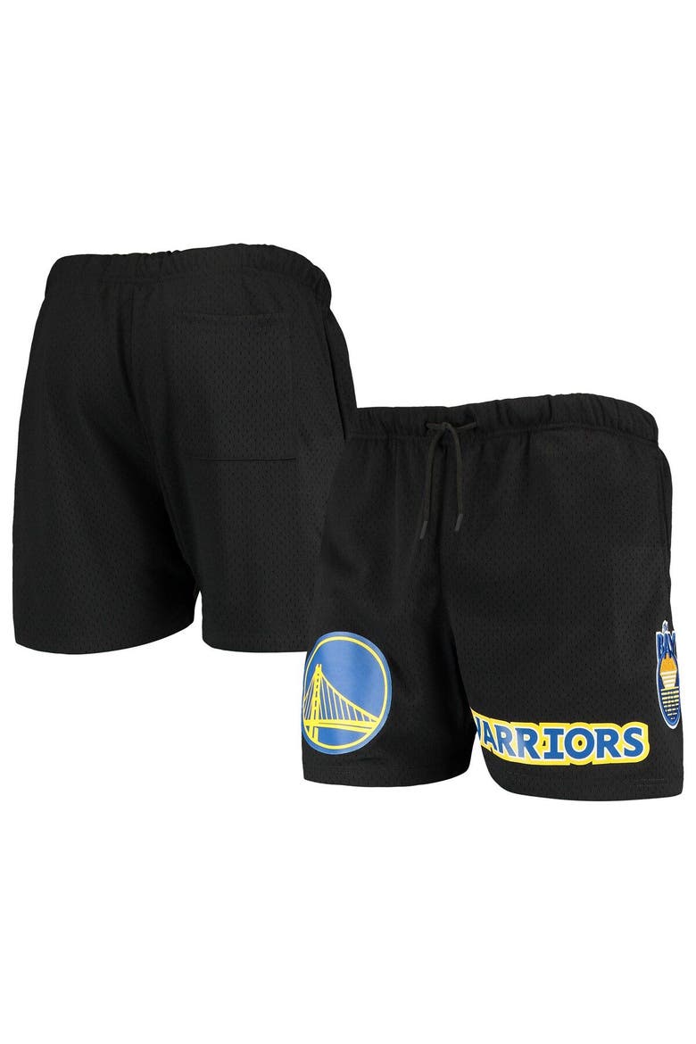 Men's Pro Standard Black Golden State Warriors Mesh Capsule Shorts, Main, color, Black