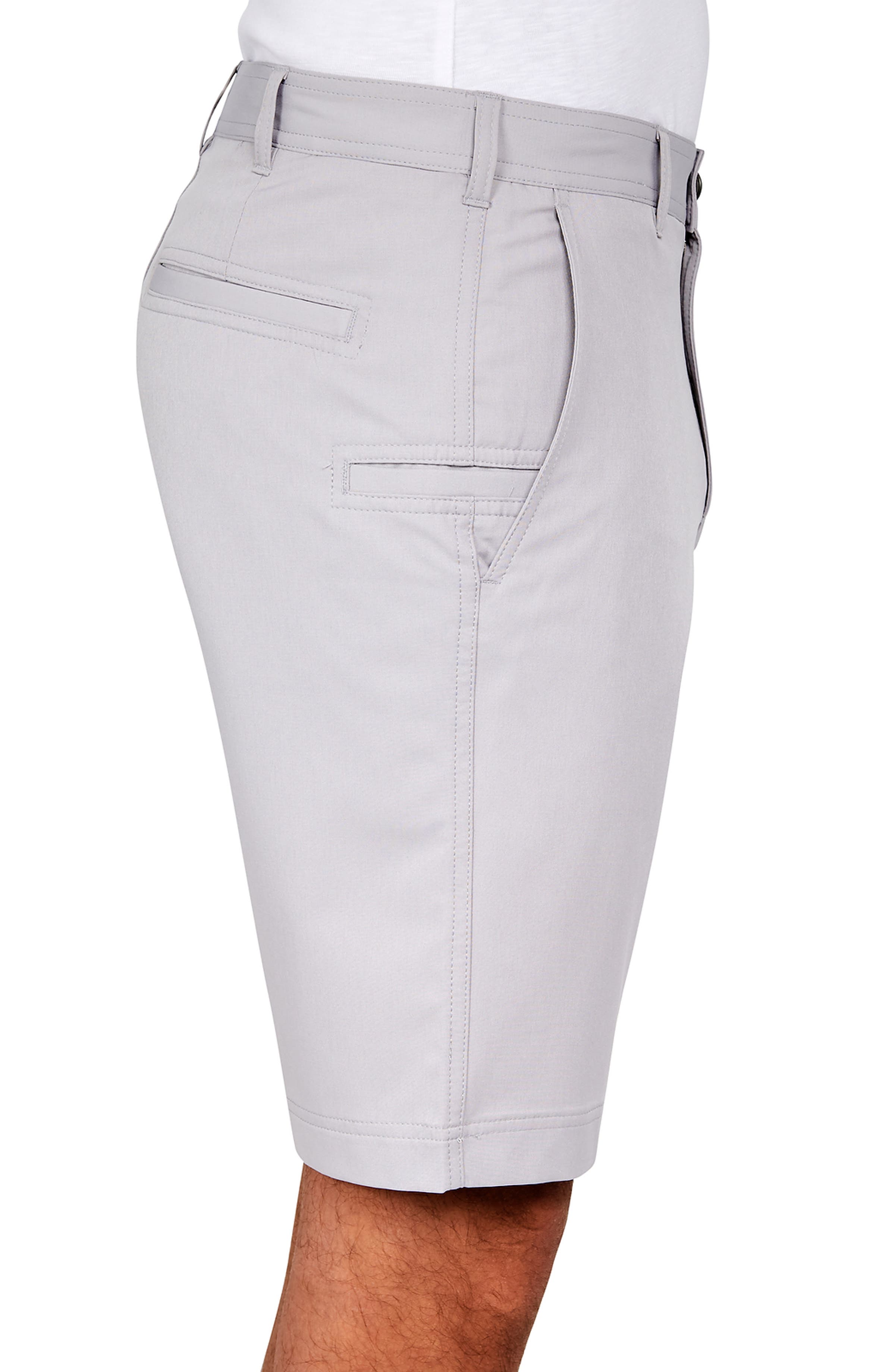 Regular Fit Solid Recycled Performance Flat Front Golf Shorts - image 2