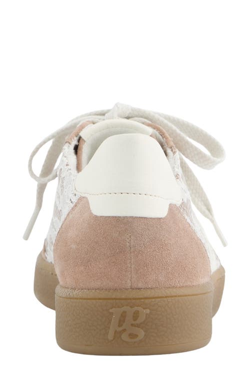 Paul Green Becki Sneaker In Powder White Combo