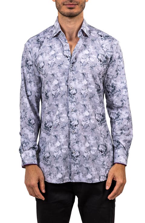 Fibonacci Stretch Ascension 3314 Contemporary Fit Button-Up Shirt