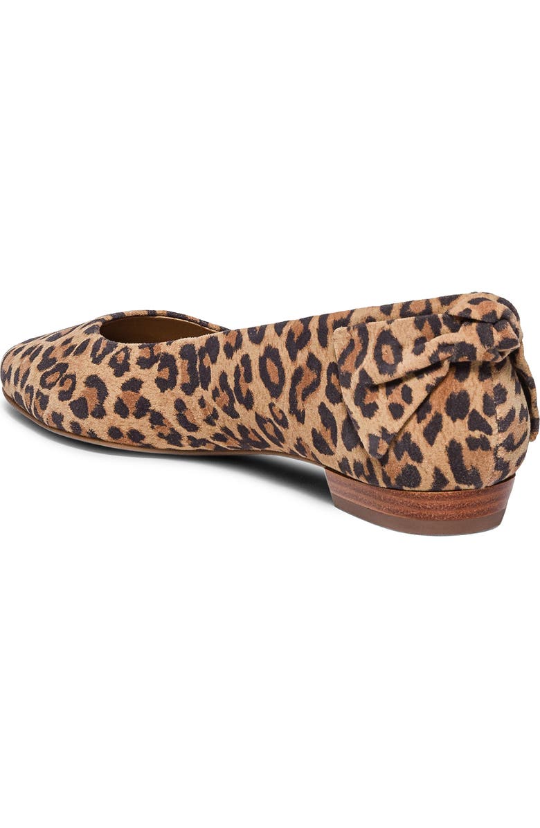 Bernardo Footwear Eloisa Flat, Alternate, color, Sand Cheetah Kid Suede