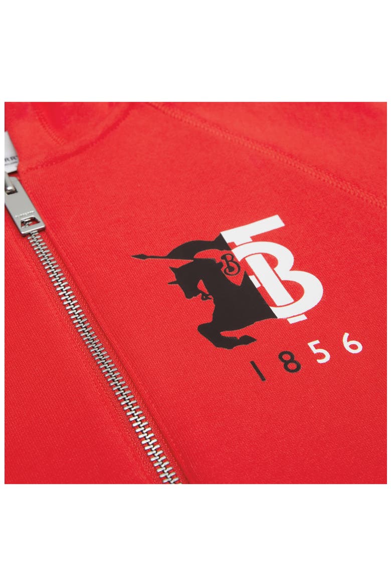 Henry Logo Graphic Cotton Hoodie, Alternate, color, BRIGHT RED