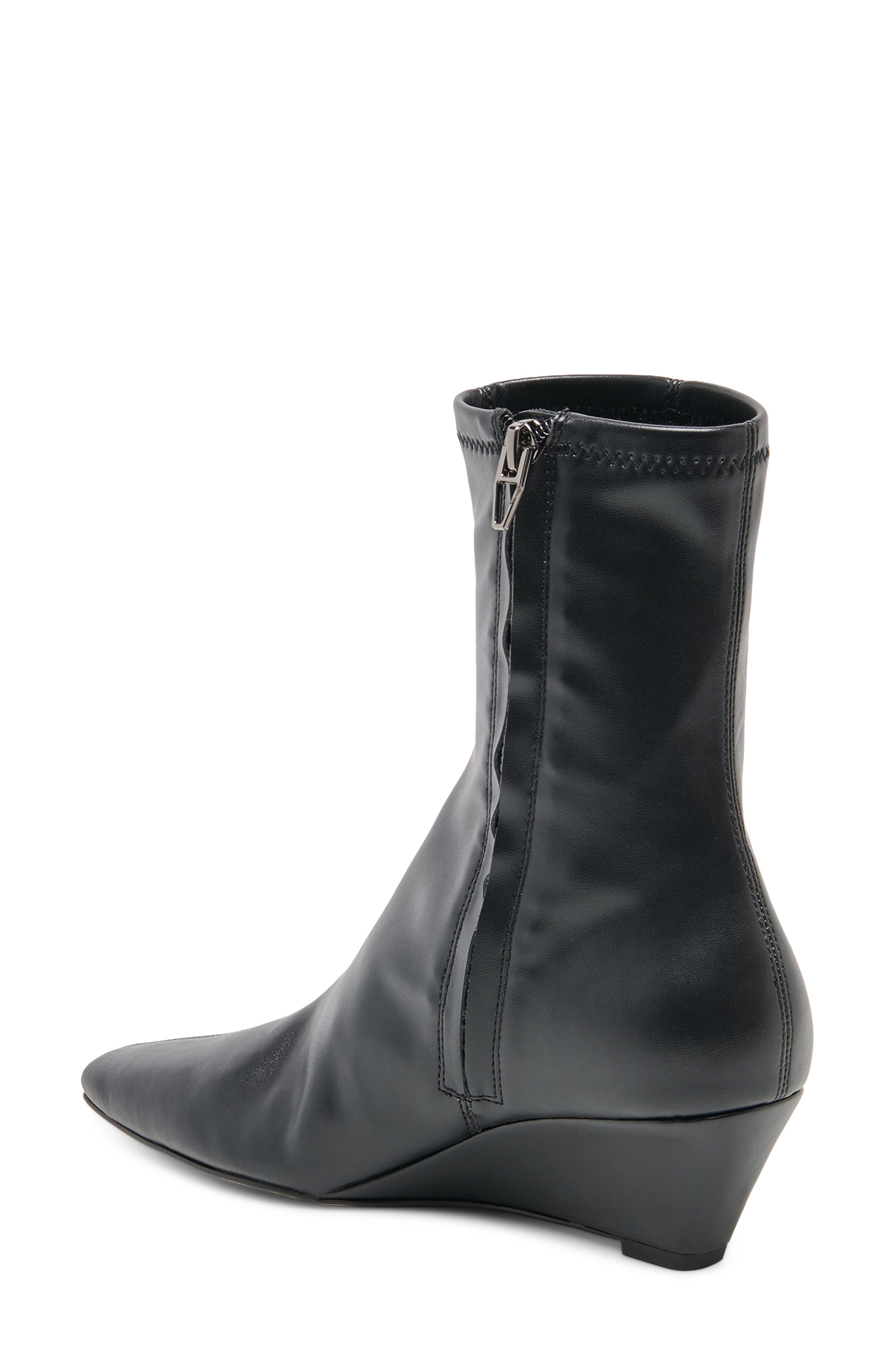 Hanie Wedge Boot, Alternate, color, BLACK STELLA