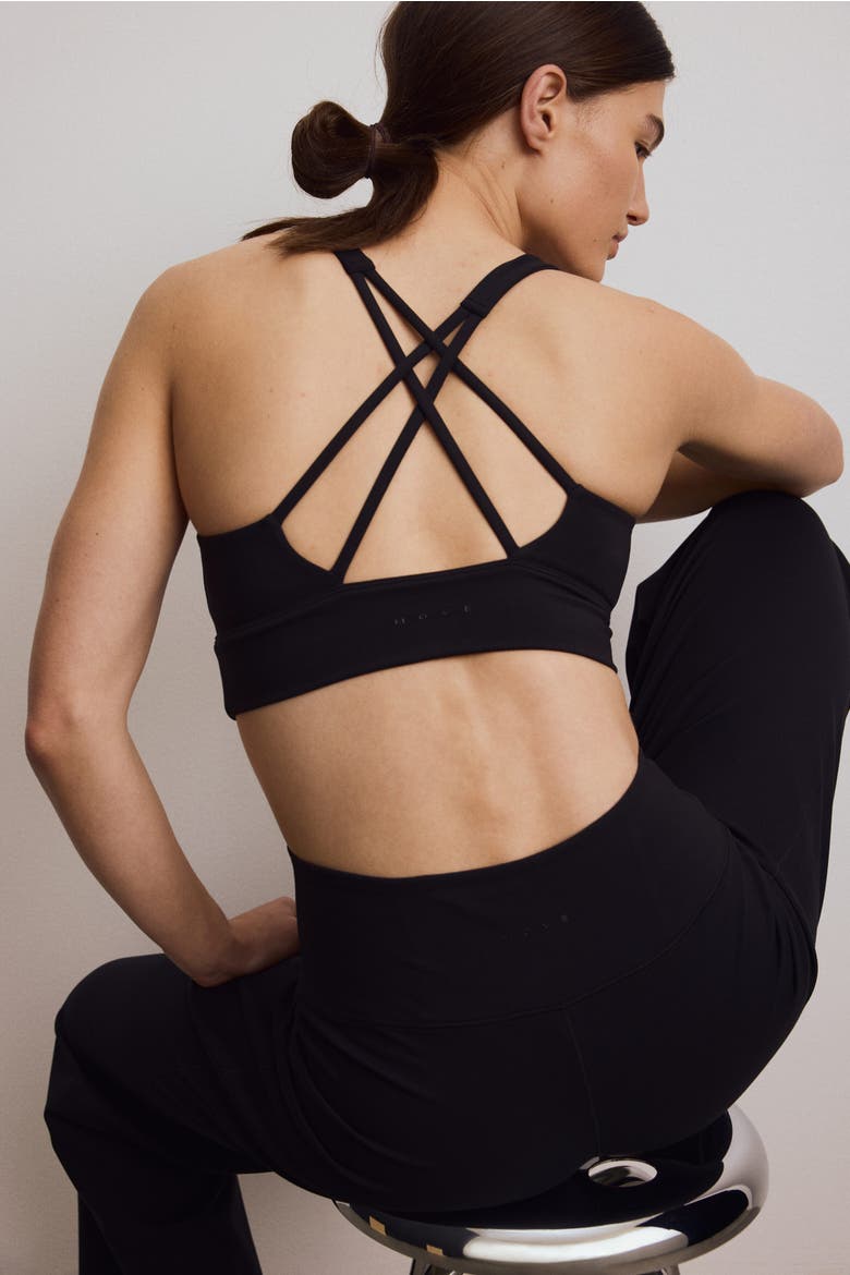 Wide Sports Leggings With Softmove, Alternate, color, Black