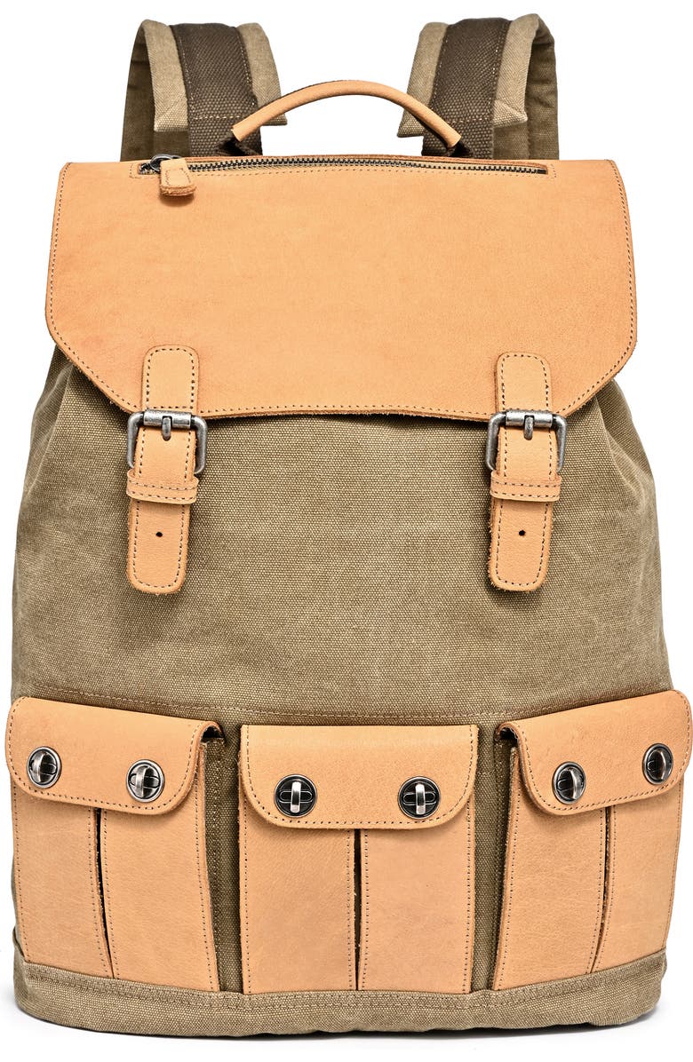 THE SAME DIRECTION Valley River Canvas Backpack, Main, color,
