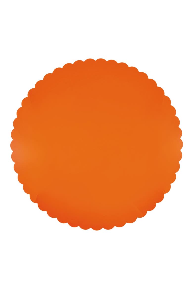 Scalloped Set of 2 Placemats, Main, color, ORANGE